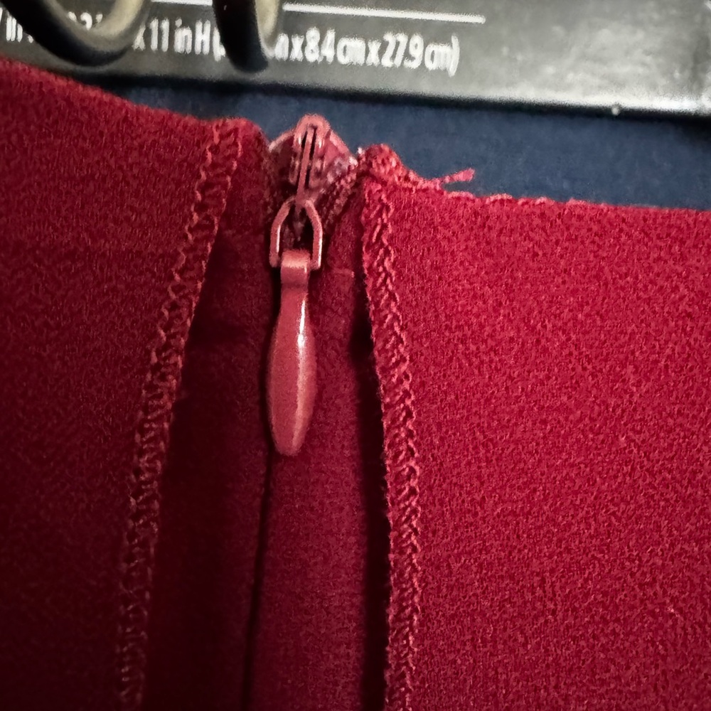 Mainstays Red Long Sleeve Cape Dress - Picture 6 of 8